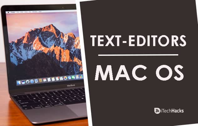 best text editors for beginners mac