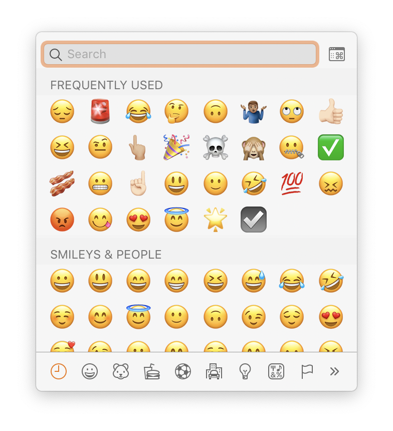 emoji keyboard for word mac